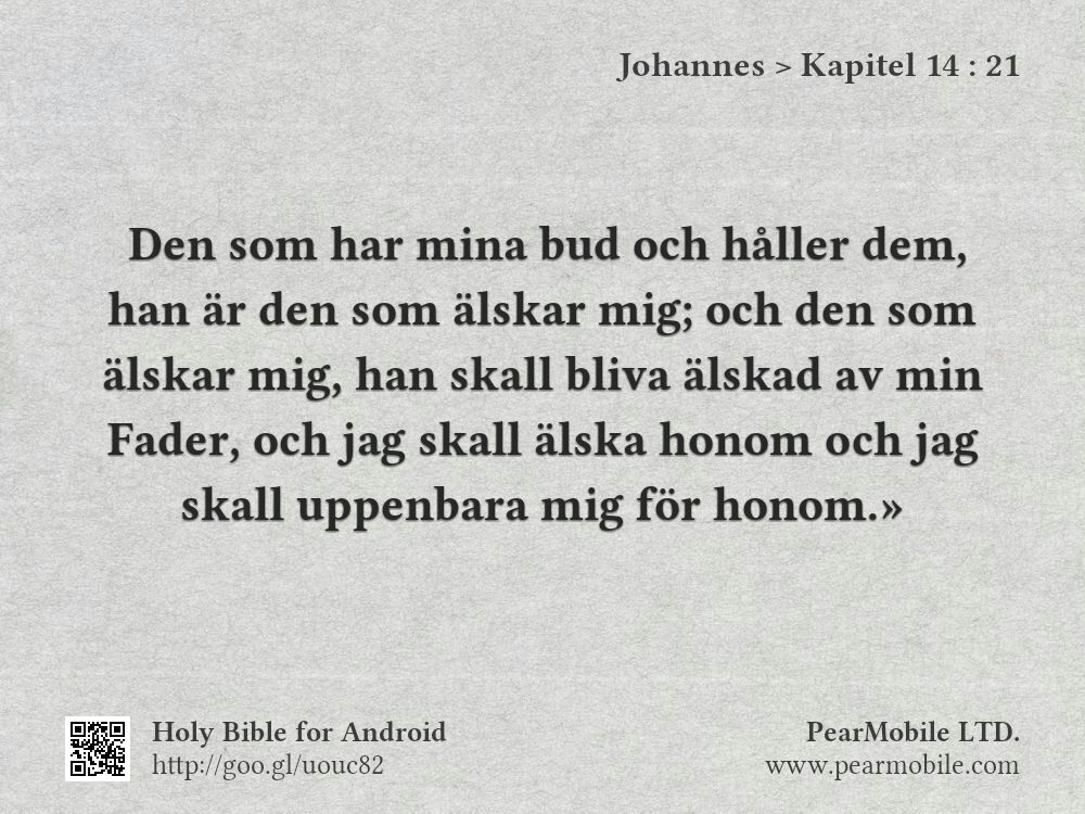 Johannes, Kapitel 14:21